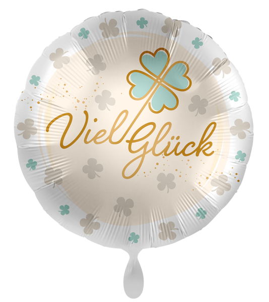 Folienballon - Viel Glück - ø 43cm